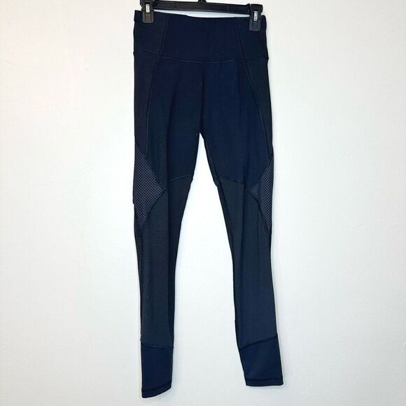 VSX Victoria's Secret Sport High Waisted Mesh Panel Knock Out Leggings Black XS - Picture 3 of 7